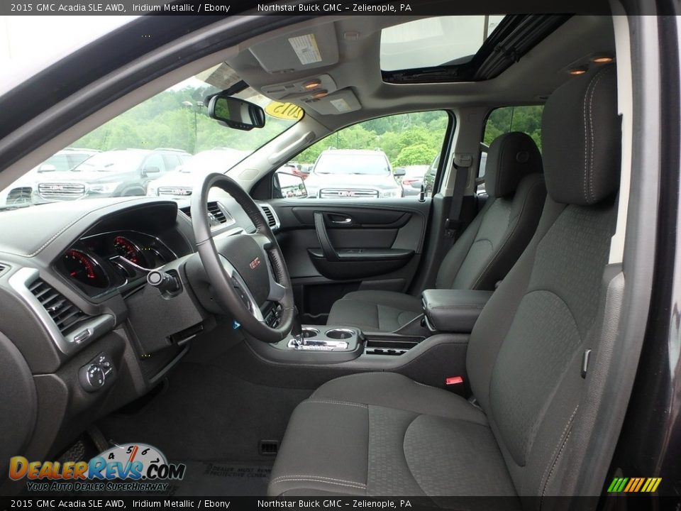 2015 GMC Acadia SLE AWD Iridium Metallic / Ebony Photo #16