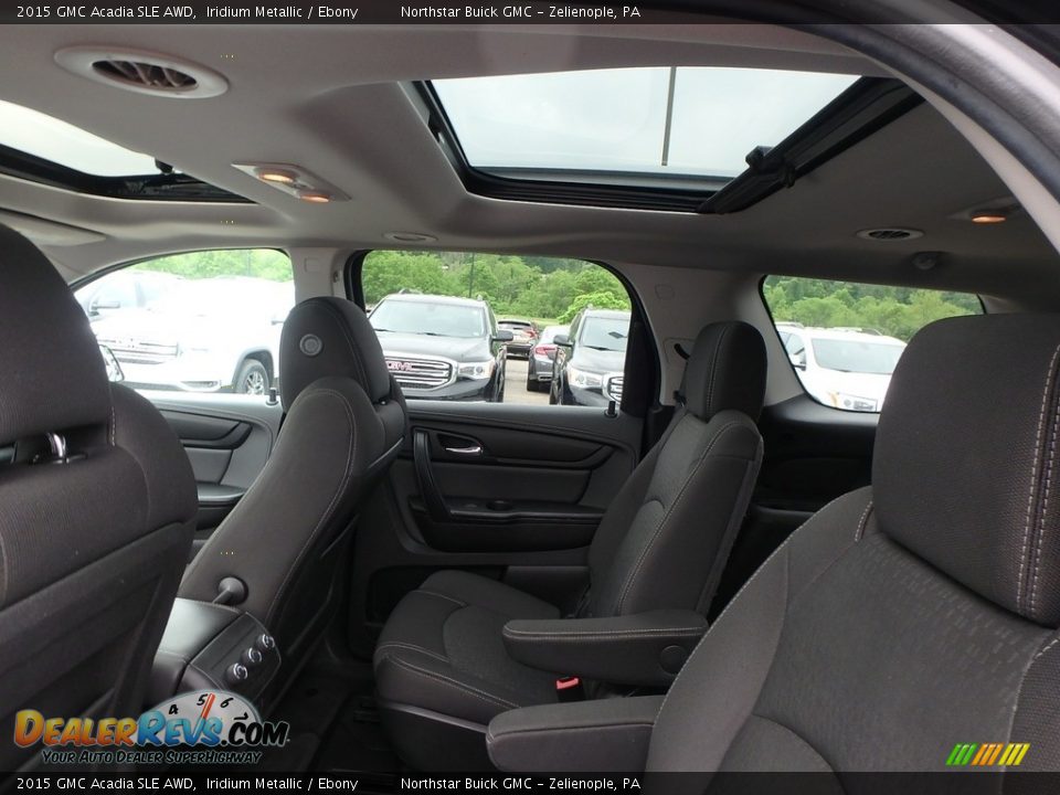 2015 GMC Acadia SLE AWD Iridium Metallic / Ebony Photo #17