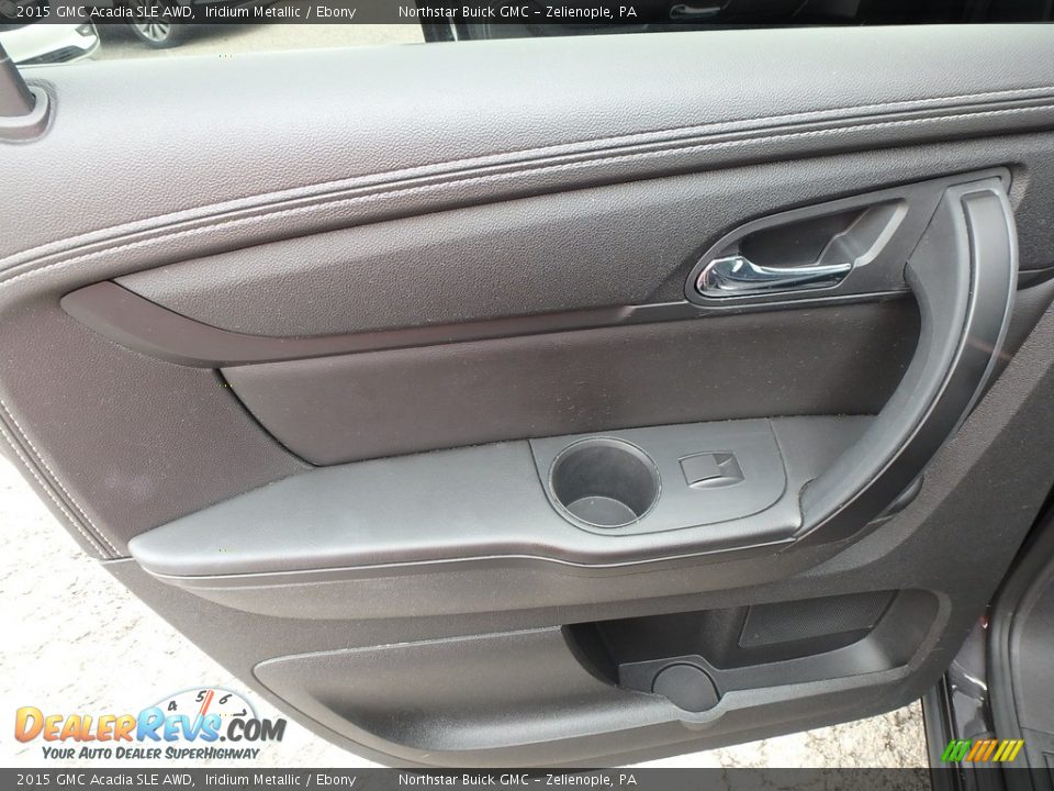 2015 GMC Acadia SLE AWD Iridium Metallic / Ebony Photo #20