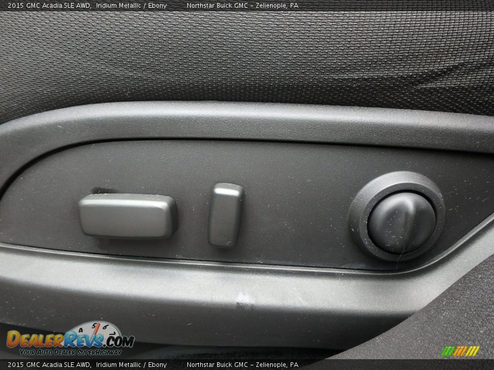 2015 GMC Acadia SLE AWD Iridium Metallic / Ebony Photo #22