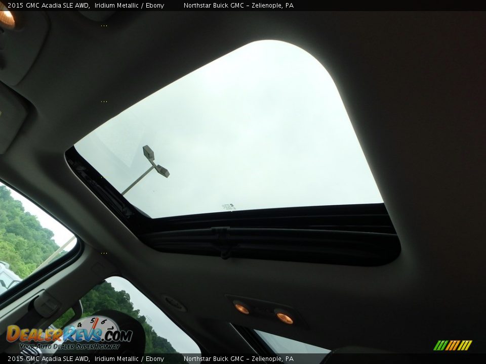 2015 GMC Acadia SLE AWD Iridium Metallic / Ebony Photo #24