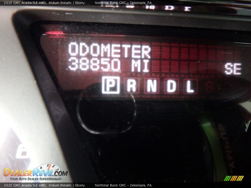 2015 GMC Acadia SLE AWD Iridium Metallic / Ebony Photo #26