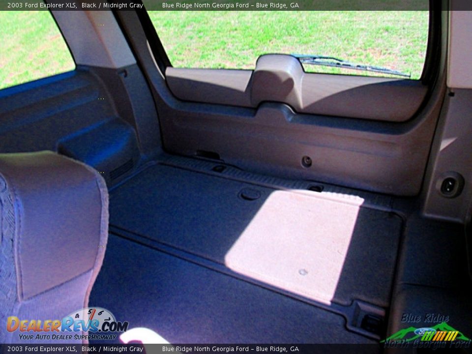 2003 Ford Explorer XLS Black / Midnight Gray Photo #9