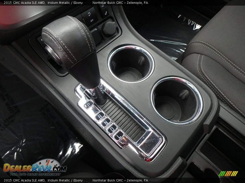 2015 GMC Acadia SLE AWD Iridium Metallic / Ebony Photo #27