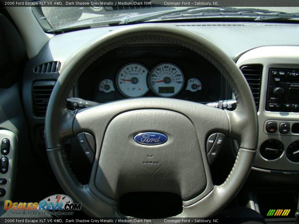 2006 Ford Escape XLT V6 4WD Dark Shadow Grey Metallic / Medium/Dark Flint Photo #21