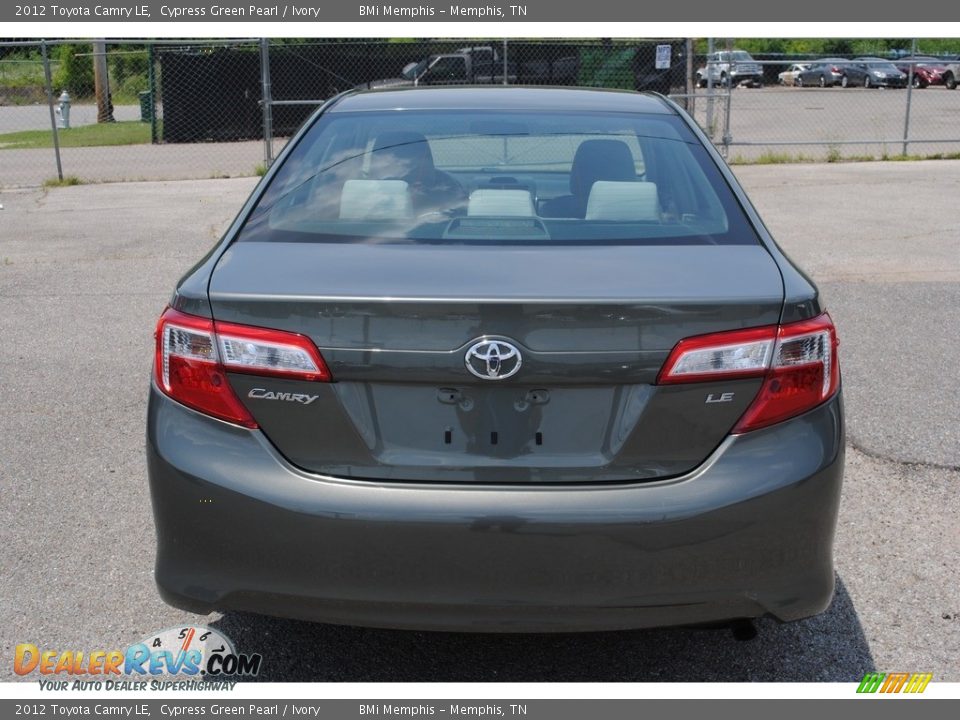 2012 Toyota Camry LE Cypress Green Pearl / Ivory Photo #4