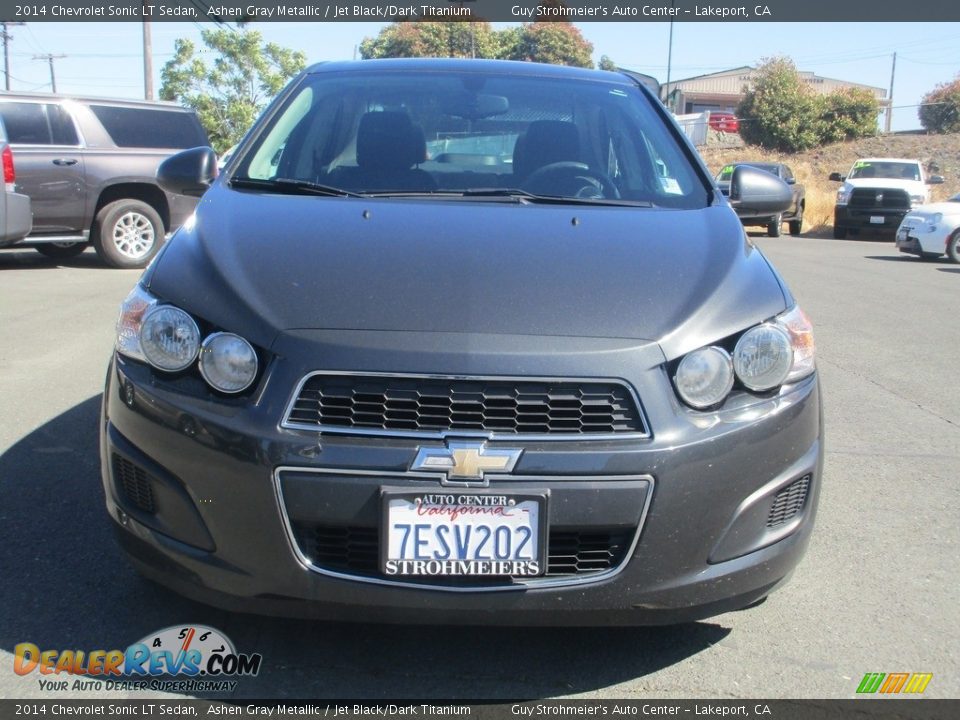 2014 Chevrolet Sonic LT Sedan Ashen Gray Metallic / Jet Black/Dark Titanium Photo #2