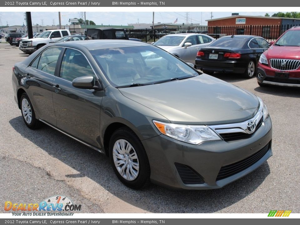 2012 Toyota Camry LE Cypress Green Pearl / Ivory Photo #7