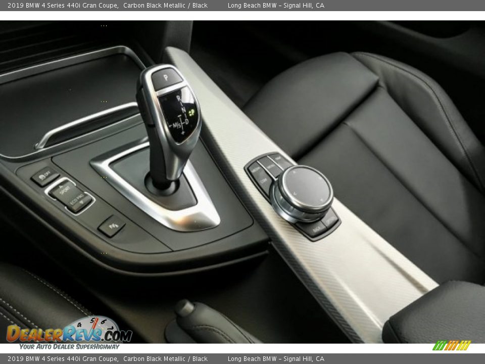 2019 BMW 4 Series 440i Gran Coupe Carbon Black Metallic / Black Photo #7