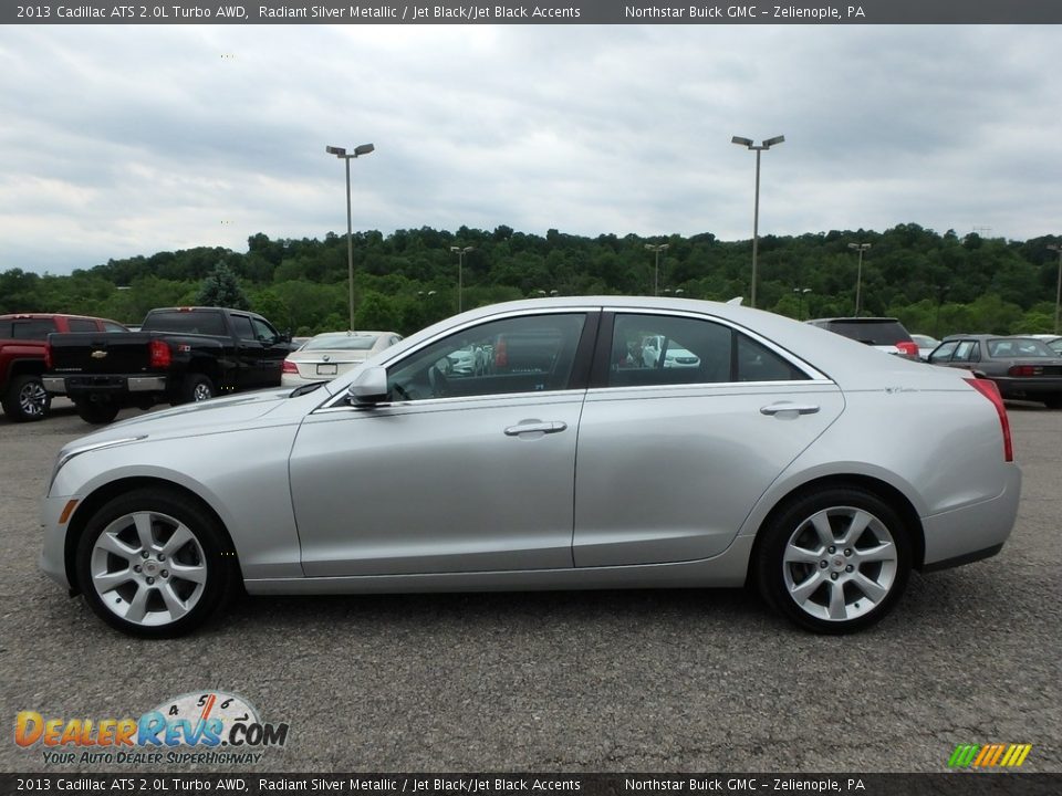 2013 Cadillac ATS 2.0L Turbo AWD Radiant Silver Metallic / Jet Black/Jet Black Accents Photo #14