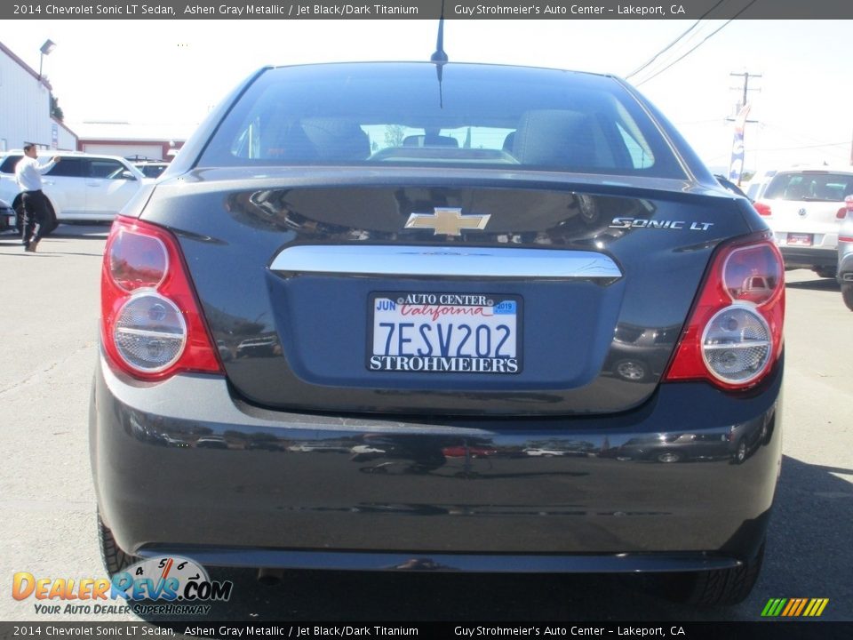2014 Chevrolet Sonic LT Sedan Ashen Gray Metallic / Jet Black/Dark Titanium Photo #6