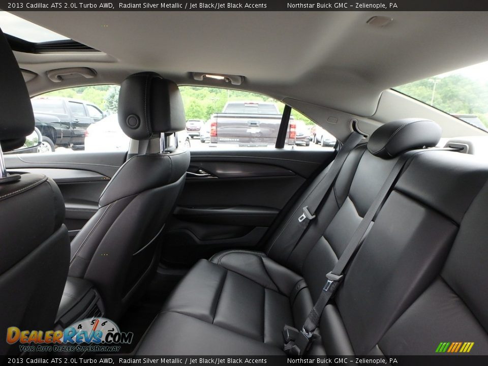 2013 Cadillac ATS 2.0L Turbo AWD Radiant Silver Metallic / Jet Black/Jet Black Accents Photo #17