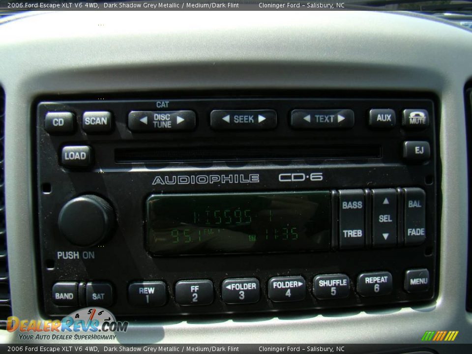 2006 Ford Escape XLT V6 4WD Dark Shadow Grey Metallic / Medium/Dark Flint Photo #22