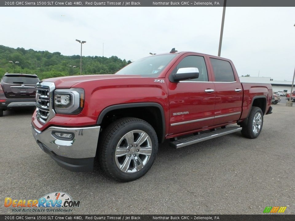 2018 GMC Sierra 1500 SLT Crew Cab 4WD Red Quartz Tintcoat / Jet Black Photo #1