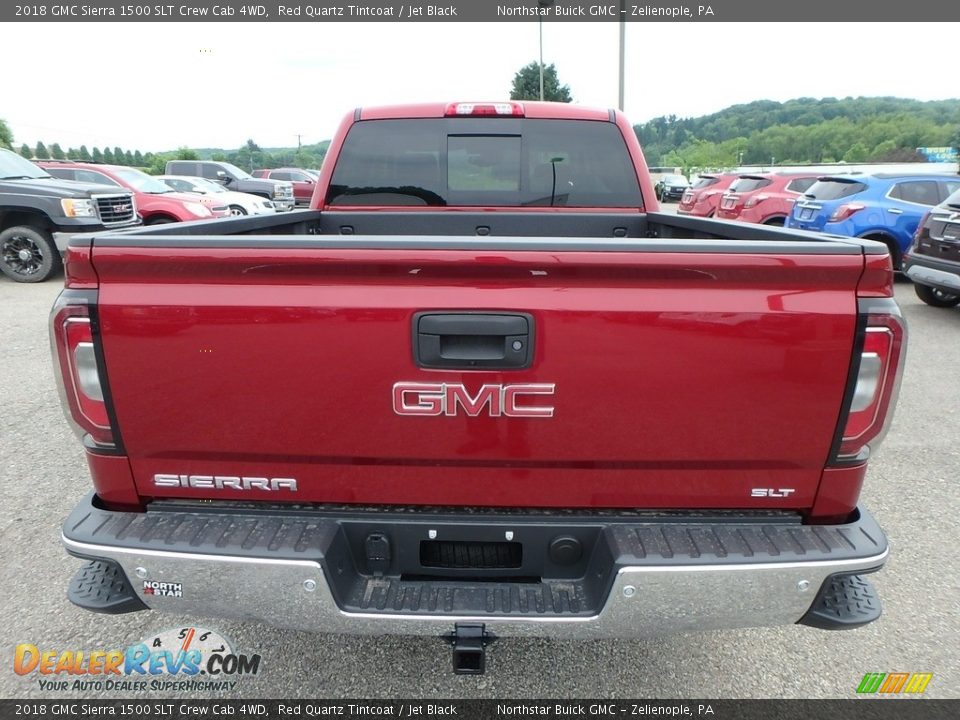 2018 GMC Sierra 1500 SLT Crew Cab 4WD Red Quartz Tintcoat / Jet Black Photo #6