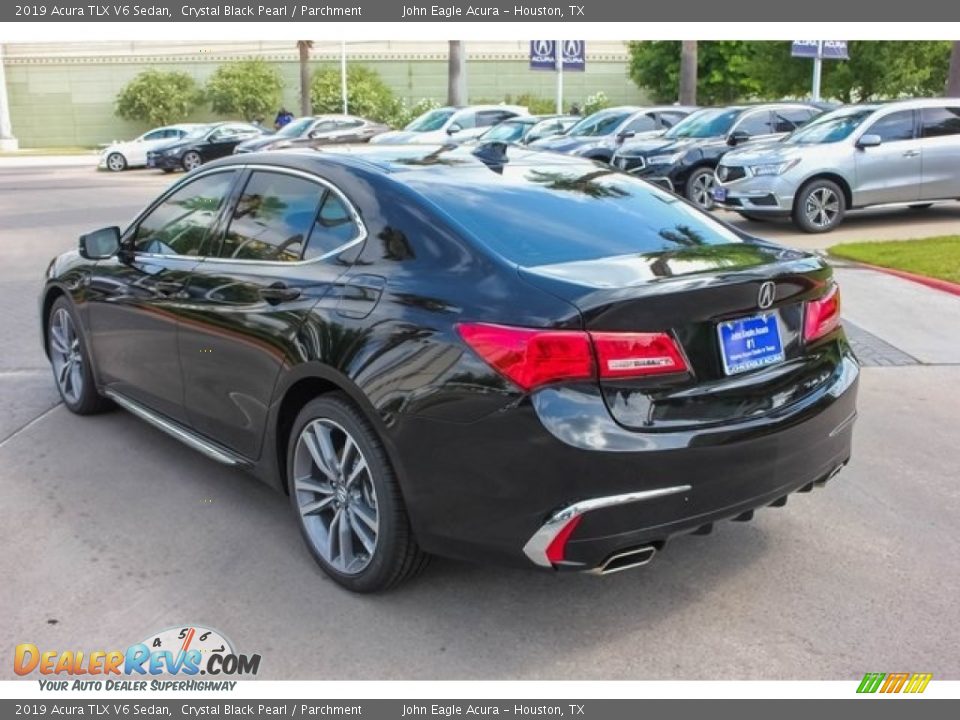 2019 Acura TLX V6 Sedan Crystal Black Pearl / Parchment Photo #5