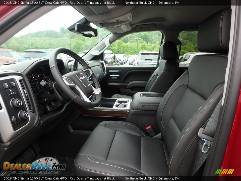 2018 GMC Sierra 1500 SLT Crew Cab 4WD Red Quartz Tintcoat / Jet Black Photo #10