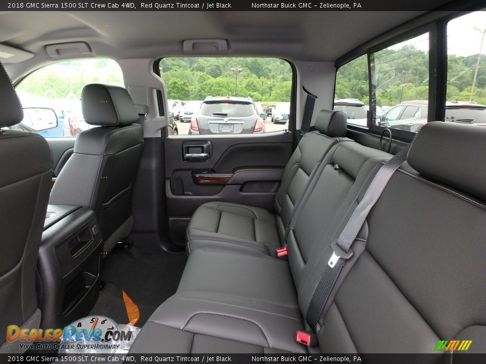 2018 GMC Sierra 1500 SLT Crew Cab 4WD Red Quartz Tintcoat / Jet Black Photo #11
