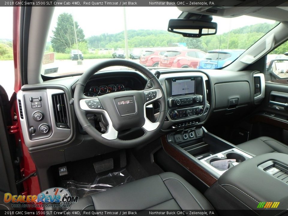 2018 GMC Sierra 1500 SLT Crew Cab 4WD Red Quartz Tintcoat / Jet Black Photo #12
