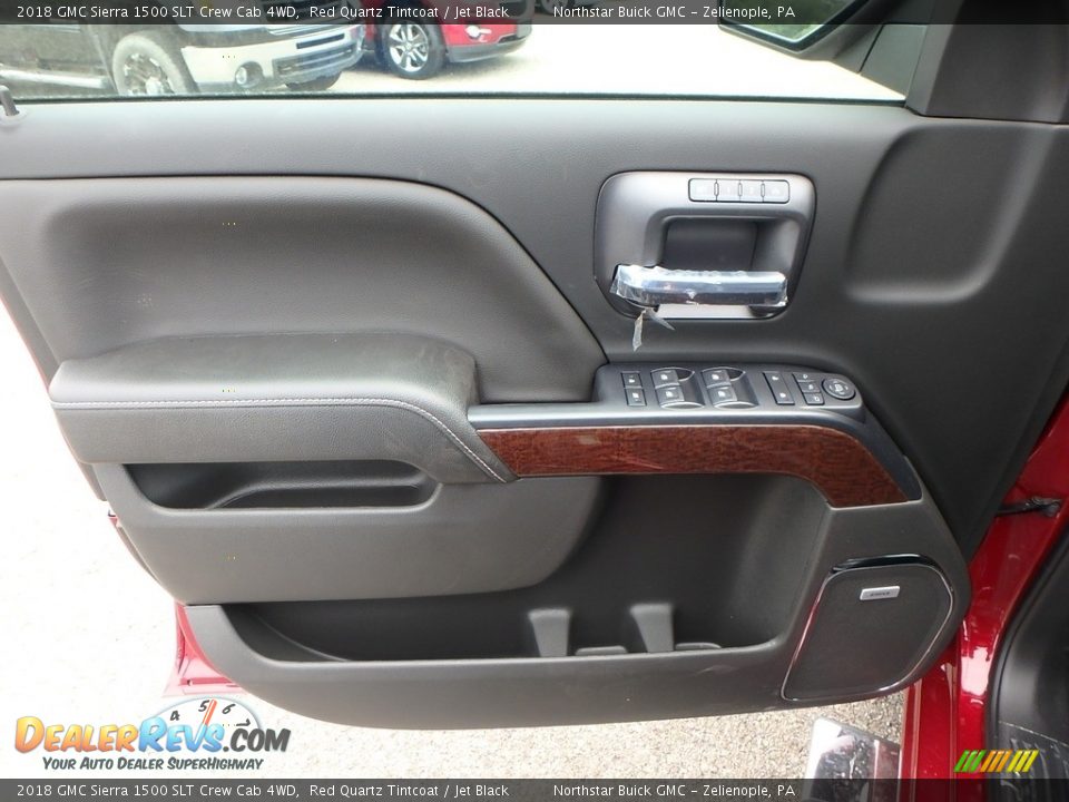 2018 GMC Sierra 1500 SLT Crew Cab 4WD Red Quartz Tintcoat / Jet Black Photo #13