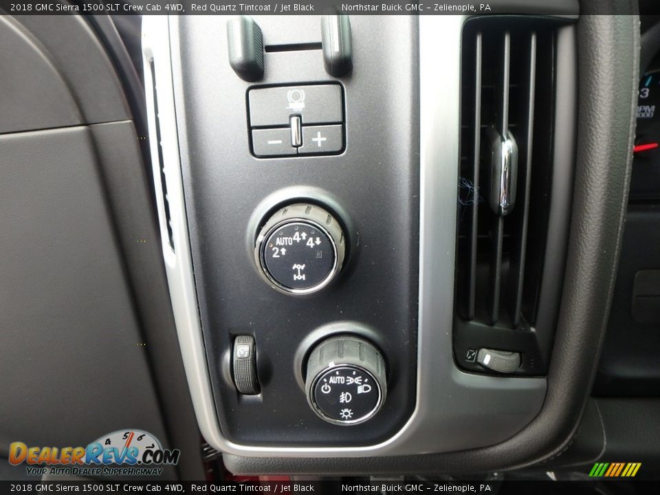 2018 GMC Sierra 1500 SLT Crew Cab 4WD Red Quartz Tintcoat / Jet Black Photo #14