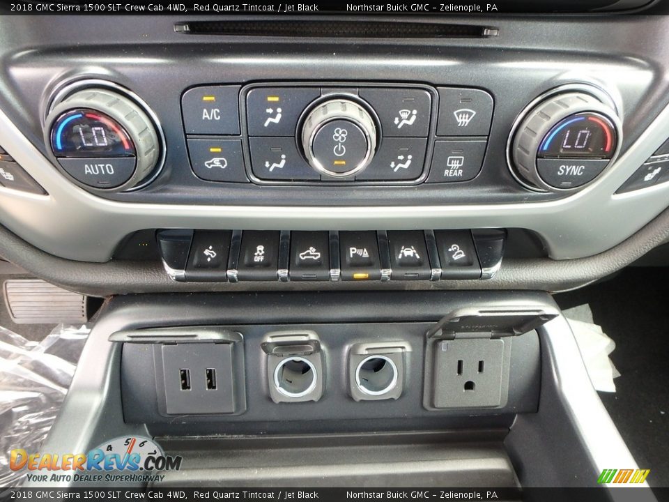 2018 GMC Sierra 1500 SLT Crew Cab 4WD Red Quartz Tintcoat / Jet Black Photo #18