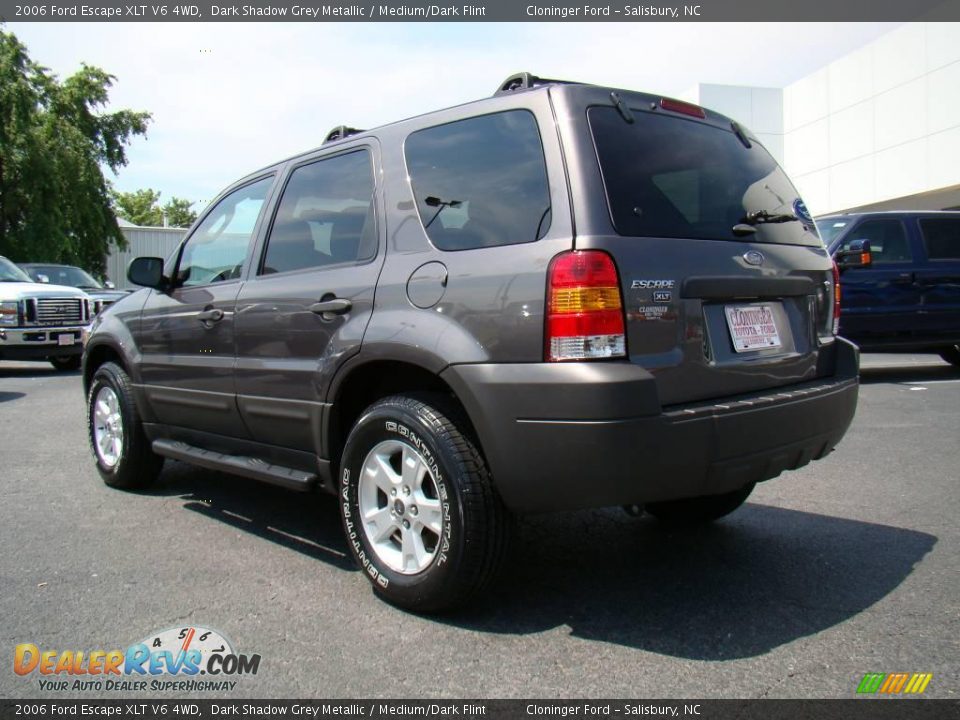 2006 Ford Escape XLT V6 4WD Dark Shadow Grey Metallic / Medium/Dark Flint Photo #26