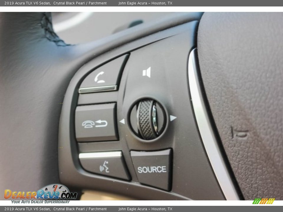2019 Acura TLX V6 Sedan Crystal Black Pearl / Parchment Photo #36