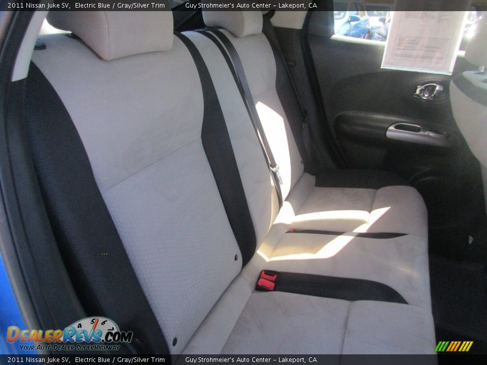2011 Nissan Juke SV Electric Blue / Gray/Silver Trim Photo #8