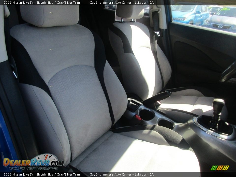 2011 Nissan Juke SV Electric Blue / Gray/Silver Trim Photo #9