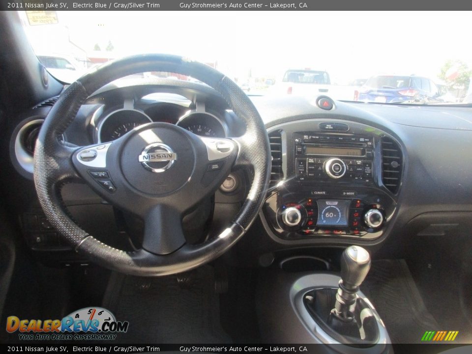2011 Nissan Juke SV Electric Blue / Gray/Silver Trim Photo #10