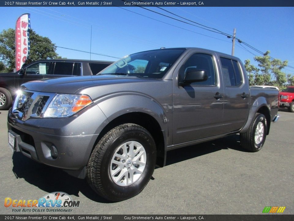 2017 Nissan Frontier SV Crew Cab 4x4 Gun Metallic / Steel Photo #3