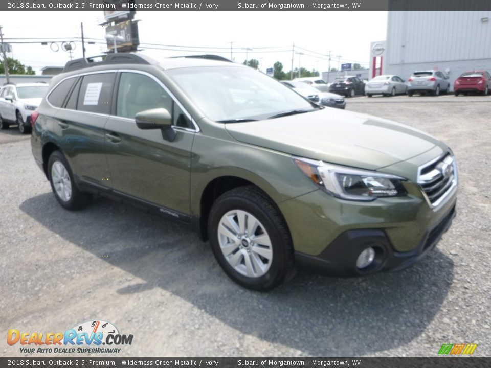 2018 Subaru Outback 2.5i Premium Wilderness Green Metallic / Ivory Photo #1