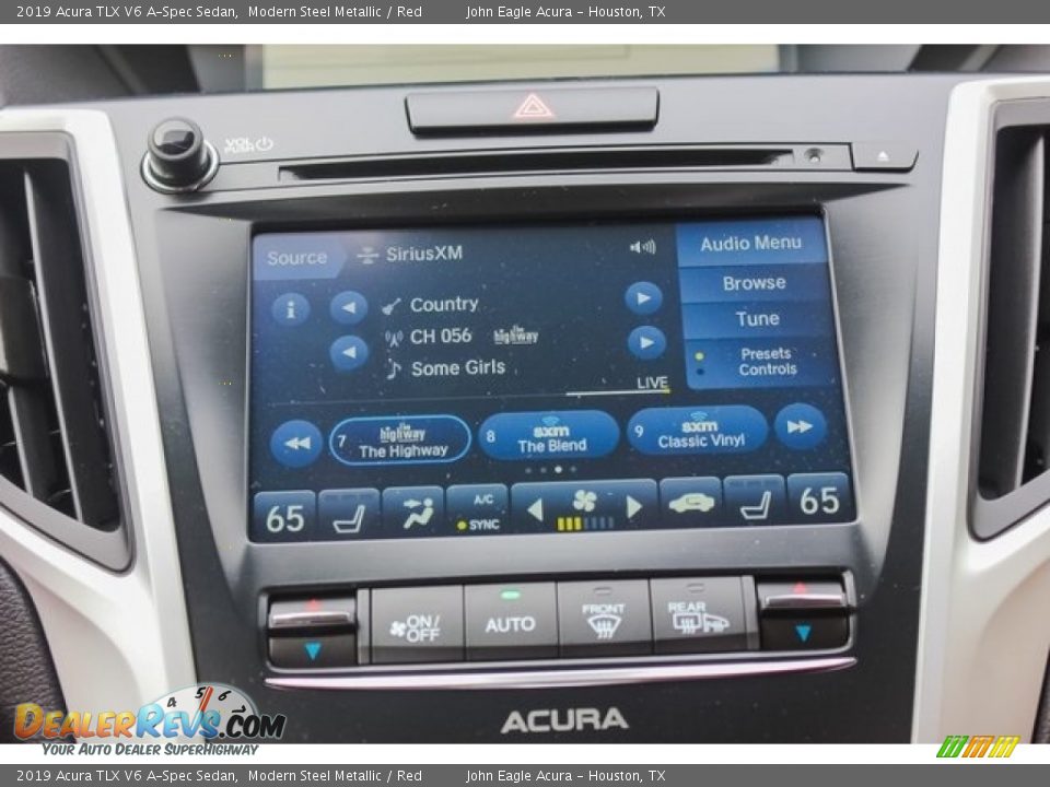2019 Acura TLX V6 A-Spec Sedan Modern Steel Metallic / Red Photo #29