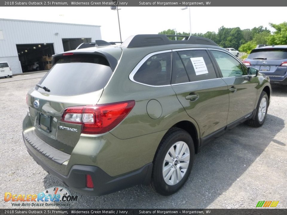 2018 Subaru Outback 2.5i Premium Wilderness Green Metallic / Ivory Photo #4