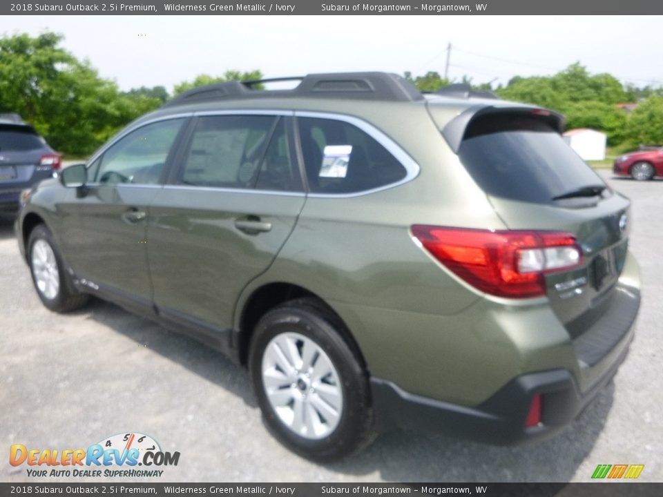 2018 Subaru Outback 2.5i Premium Wilderness Green Metallic / Ivory Photo #6