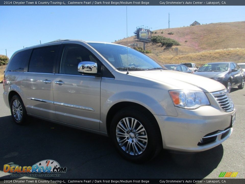 2014 Chrysler Town & Country Touring-L Cashmere Pearl / Dark Frost Beige/Medium Frost Beige Photo #1