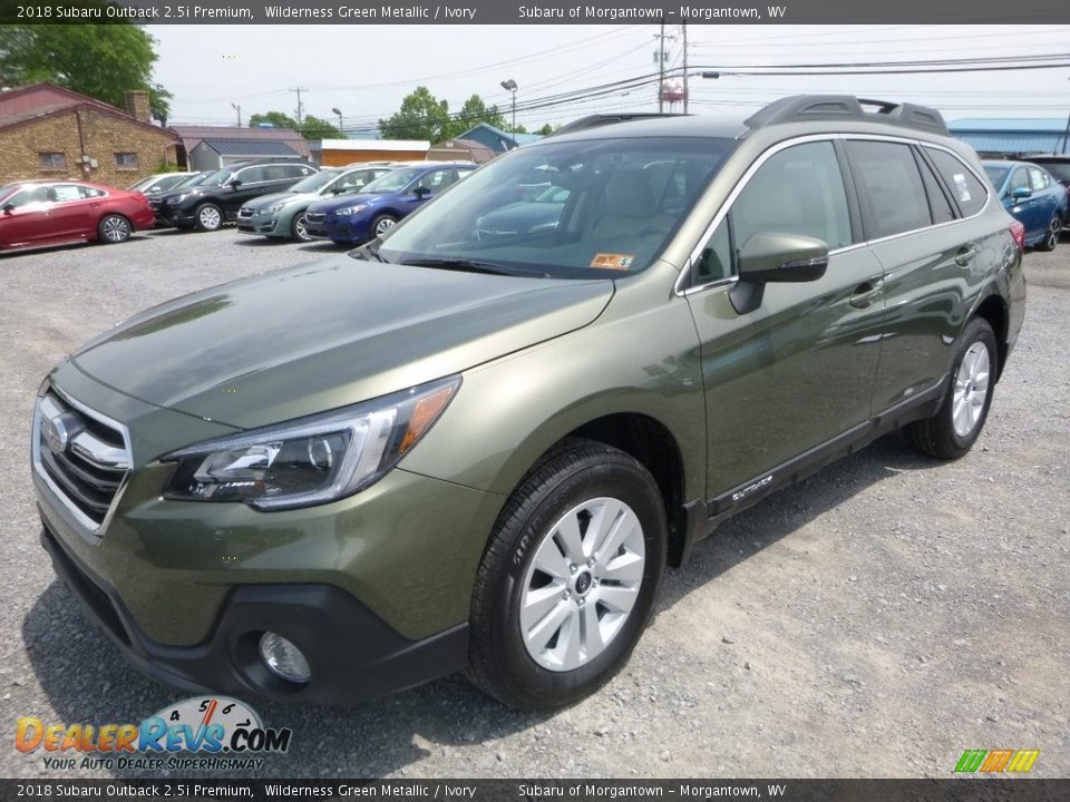 2018 Subaru Outback 2.5i Premium Wilderness Green Metallic / Ivory Photo #8