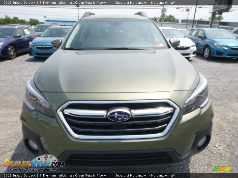 2018 Subaru Outback 2.5i Premium Wilderness Green Metallic / Ivory Photo #9