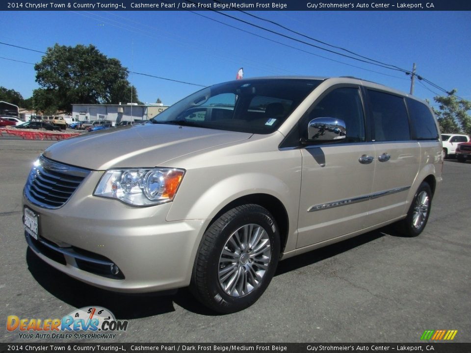 2014 Chrysler Town & Country Touring-L Cashmere Pearl / Dark Frost Beige/Medium Frost Beige Photo #3