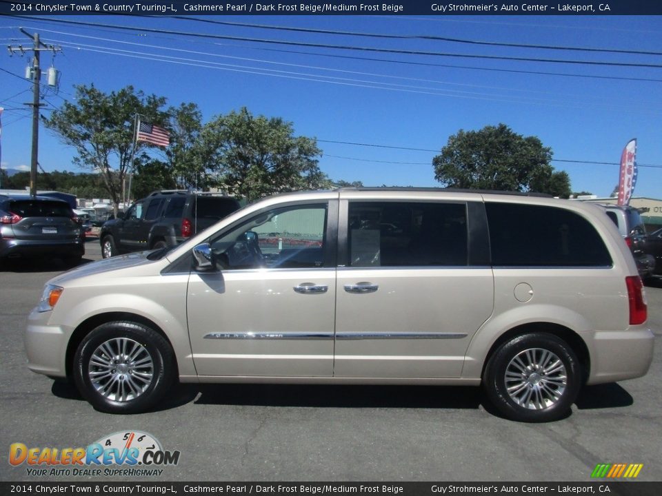 2014 Chrysler Town & Country Touring-L Cashmere Pearl / Dark Frost Beige/Medium Frost Beige Photo #4