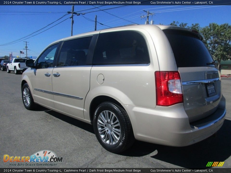 2014 Chrysler Town & Country Touring-L Cashmere Pearl / Dark Frost Beige/Medium Frost Beige Photo #5