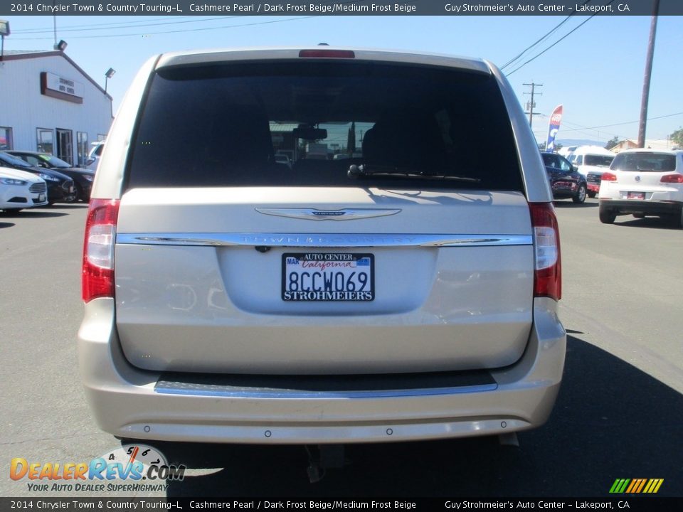 2014 Chrysler Town & Country Touring-L Cashmere Pearl / Dark Frost Beige/Medium Frost Beige Photo #6