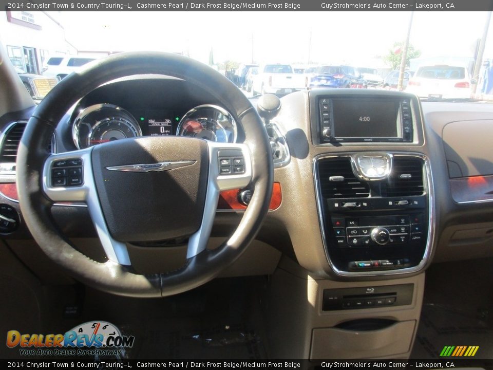 2014 Chrysler Town & Country Touring-L Cashmere Pearl / Dark Frost Beige/Medium Frost Beige Photo #10