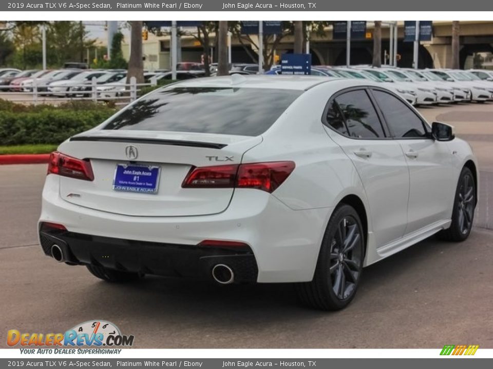 2019 Acura TLX V6 A-Spec Sedan Platinum White Pearl / Ebony Photo #7
