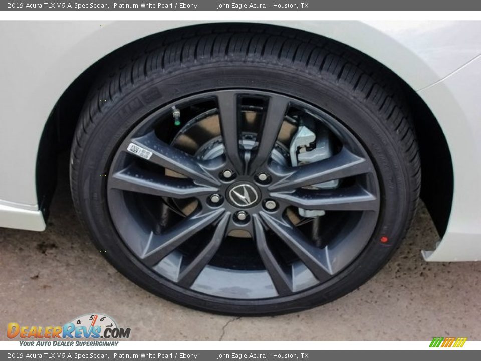 2019 Acura TLX V6 A-Spec Sedan Platinum White Pearl / Ebony Photo #11