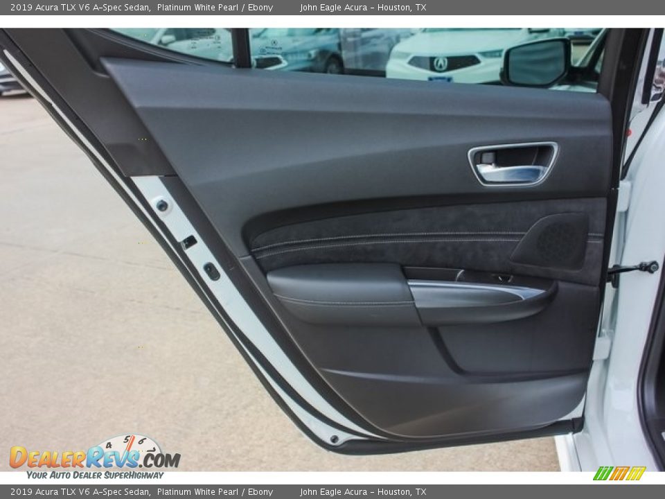 2019 Acura TLX V6 A-Spec Sedan Platinum White Pearl / Ebony Photo #17