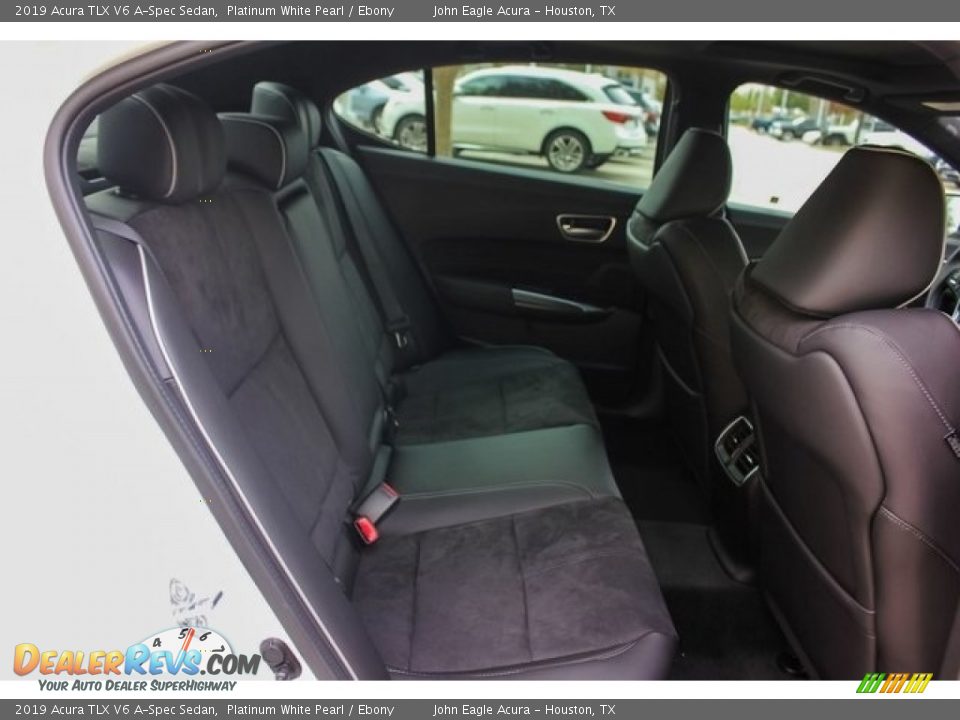 2019 Acura TLX V6 A-Spec Sedan Platinum White Pearl / Ebony Photo #21