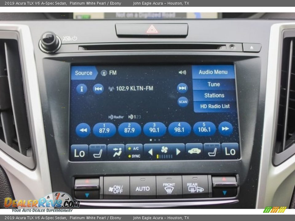 2019 Acura TLX V6 A-Spec Sedan Platinum White Pearl / Ebony Photo #29