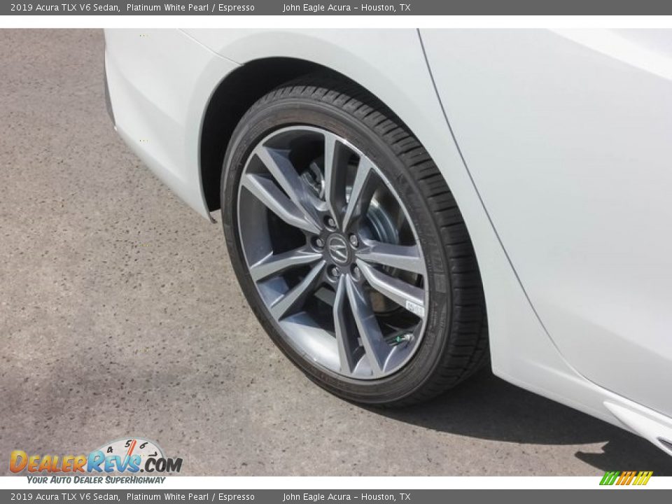 2019 Acura TLX V6 Sedan Platinum White Pearl / Espresso Photo #12